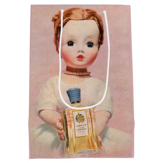 Yardley und Madame Alexander Puppe aus den 50er Ja Mittlere Geschenktüte (Rückseite)