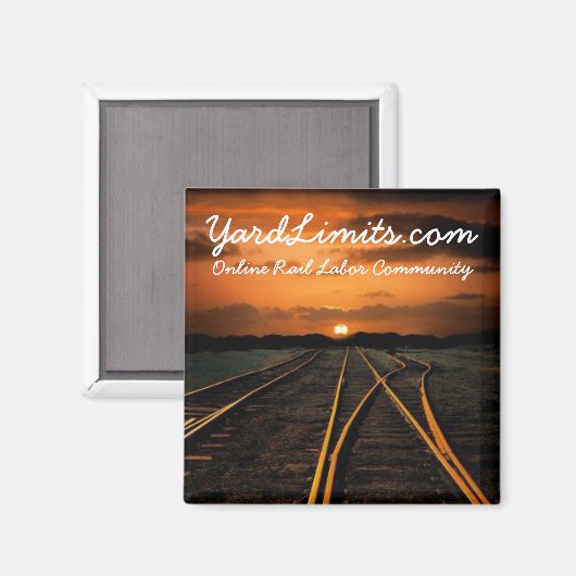 YardLimits.com Schaltfläche Magnet (Vorderseite/Rückseite)