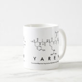 Yaren-Peptidname-Tasse Kaffeetasse (VorderseiteRechts)