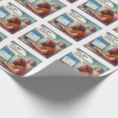 Yarg’s First Login: Banking Like a Caveman Geschenkpapier (Ecke)