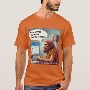 Yargs erster Login: Bankgeschäfte wie ein Höhlenme T-Shirt