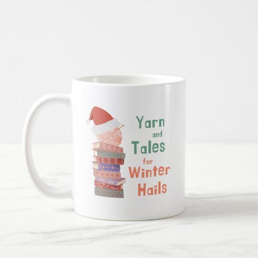 Yarn and Tales for Winter Hails Christmas Kaffeetasse (Links)