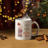 Yarn and Tales for Winter Hails Christmas Kaffeetasse