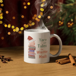 Yarn and Tales for Winter Hails Christmas  Kaffeetasse