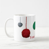 Yarn Ball Crafty Holiday / Your Text Kaffeetasse (Links)