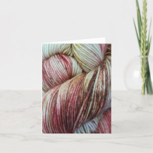 Yarn card, thank you card, knitting card dankeskarte