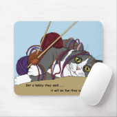 Yarn Cat Mousepad (Mit Mouse)