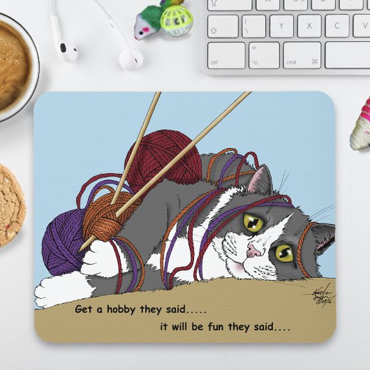 Yarn Cat Mousepad