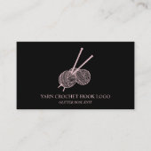 Yarn Crochet Hook Visitenkarte (Vorderseite)