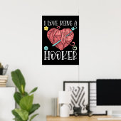 Yarn Crocheting Knitting Day Poster (Heimbüro)