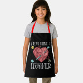 Yarn Crocheting Knitting Day Schürze (Insitu)