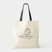 Yarn Dreams Minimalist Name Tragetasche (Vorne)