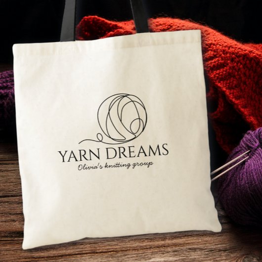 Yarn Dreams Minimalist Name Tragetasche