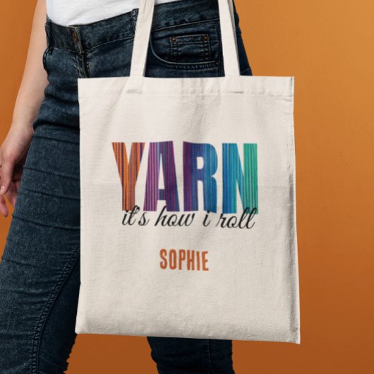 Yarn Es ist, wie ich Knitter Liebhaber Roll Tragetasche