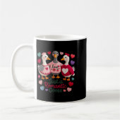 Yarn Funny Valentine Just A Romantic Goose Hearts Kaffeetasse (Links)