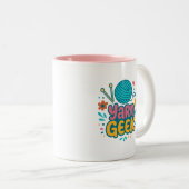 Yarn Geek Strick Zweifarbig Tasse (VorderseiteRechts)