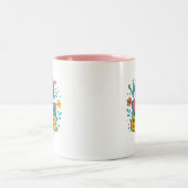 Yarn Geek Strick Zweifarbig Tasse (Mittel)