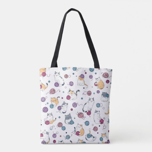 Yarn Kittens Tasche (Rückseite)