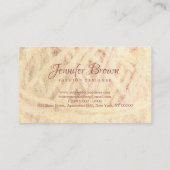 Yarn Knitter Crochet Craft Visitenkarte (Rückseite)