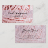 Yarn Knittern Crochet Handmade Craft amigurumi Art Visitenkarte (Vorne/Hinten)