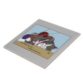 Yarn Knitting Funny Cat Fliese (Seite)