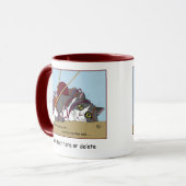 Yarn Knitting Funny Cat Tasse (Vorderseite Links)