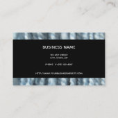 Yarn Knitting Handspun Pastel Blue Foto Visitenkarte (Rückseite)