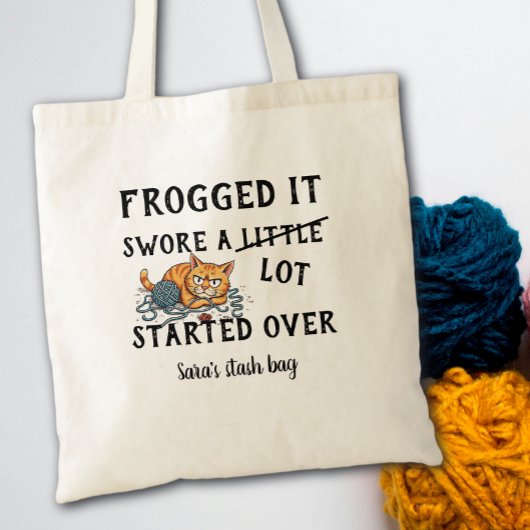 Yarn Lovers Tote For Knitting And Crochet Lovers Tragetasche