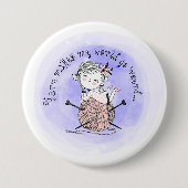 Yarn macht meine Welt Button (Vorderseite)