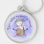 Yarn Makes My World Schlüsselanhänger (Vorne)