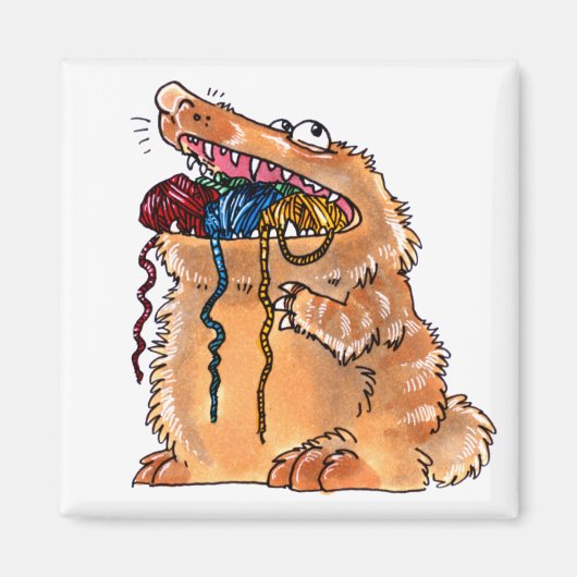 Yarn Monster Magnet (Vorne)