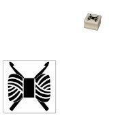 Yarn Skein Crafts + Crochet Hooks Gummistempel (Stempel)