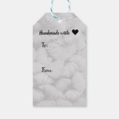 Yarn Skein Texture Handmade Crafts Geschenkanhänger (Rückseite)