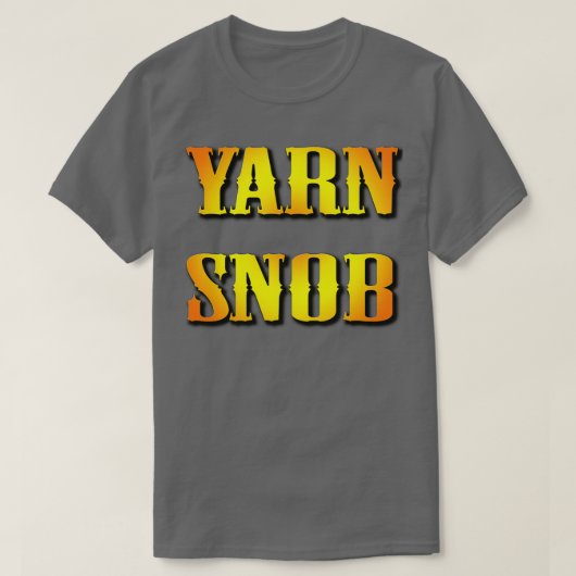 YARN SNOBTShirt T-Shirt (Design vorne)