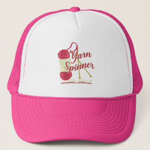 Yarn Spinner Storyteller Epic Writer Cartoon Truckerkappe
