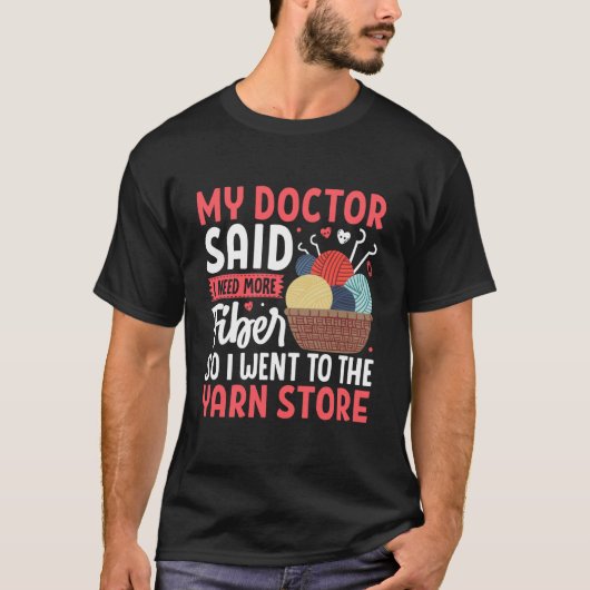 Yarn Store Inspired Design My Doctor T-Shirt (Vorderseite)