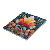 Yarn Style Folk Floral Fliese (Seite)