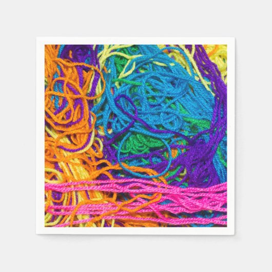 Yarn Tangle Cocktail Serviette (Vorderseite)