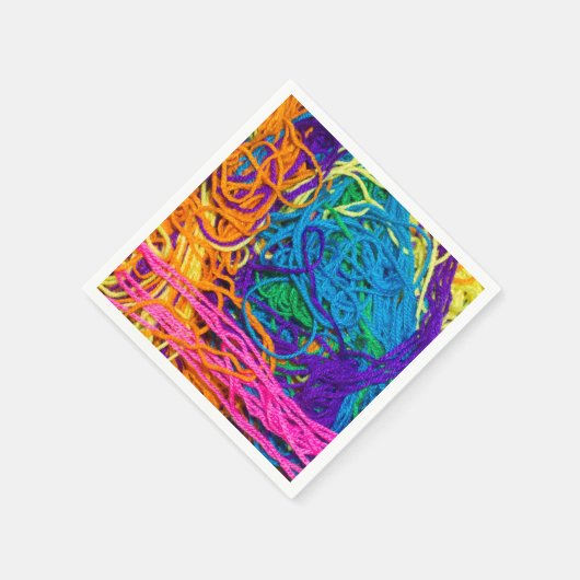 Yarn Tangle Cocktail Serviette (Ecke)