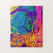 Yarn Tangle Fotografie Puzzle (Vertikal)