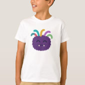 Yarnaby the Fuzzy Monster - Niedlicher Regenbogen  T-Shirt (Vorderseite)