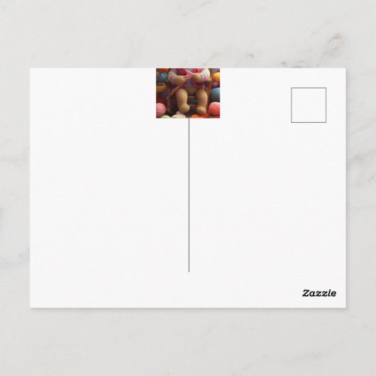 Yarnie Bear Postkarte (Rückseite)