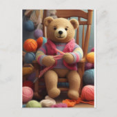 Yarnie Bear Postkarte (Vorderseite)