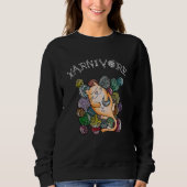 yarnivore cat sweatshirt (Vorderseite)