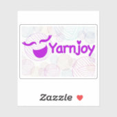 Yarnjoy Vinyl Stitcker Aufkleber (Blatt)