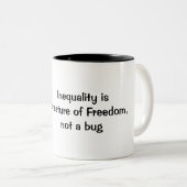 Yaron Bach-Show - Ungleichheits-Tasse Zweifarbige Tasse (VorderseiteRechts)