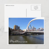 Yarra-Brücke Postkarte (Vorne/Hinten)