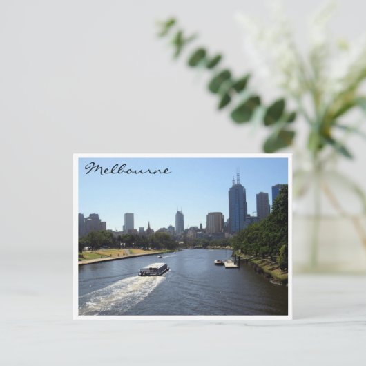 Yarra melbourne postkarte (Stehend Vorderseite)