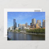 Yarra Skyline Postkarte (Vorne/Hinten)