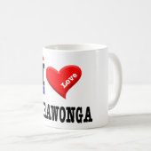 YARRAWONGA - I-Liebe Kaffeetasse (VorderseiteRechts)